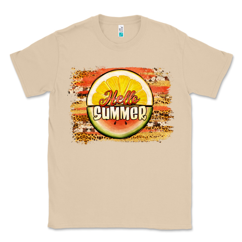 Hello Summer Watermelon Lemon Classic Tee by Jasminsmagicworld | Teevron