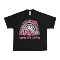 Black nurse life spring rainbow Urban Heavy Tee - BarkalooDesign