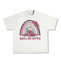 Pistachio nurse life spring rainbow Urban Heavy Tee - BarkalooDesign