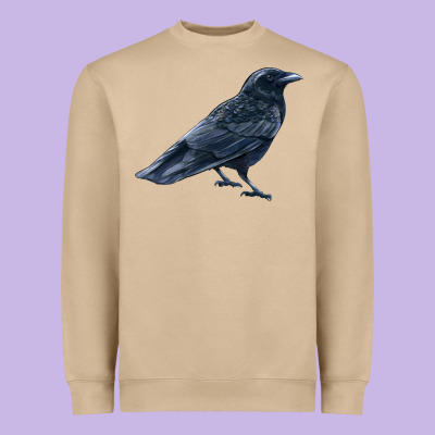 American Crow Heavyweight Sweatshirt Designed By Lillyallendesigns
