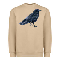 Mushroom American Crow Heavyweight Sweatshirt - LillyAllenDesigns