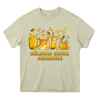 Mossy Childhood Cancer Awareness Coffee Cups Heavy Core Tee - texasbilliewilder