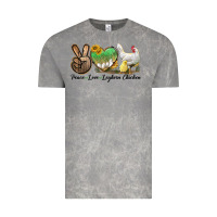 Cloud Rock Peace Love Leghorn Chicken Vintage Tee - LillyAllenDesigns