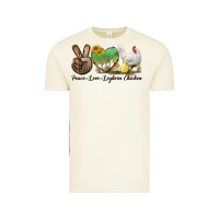 Vintage Arctic Peace Love Leghorn Chicken Vintage Tee - LillyAllenDesigns