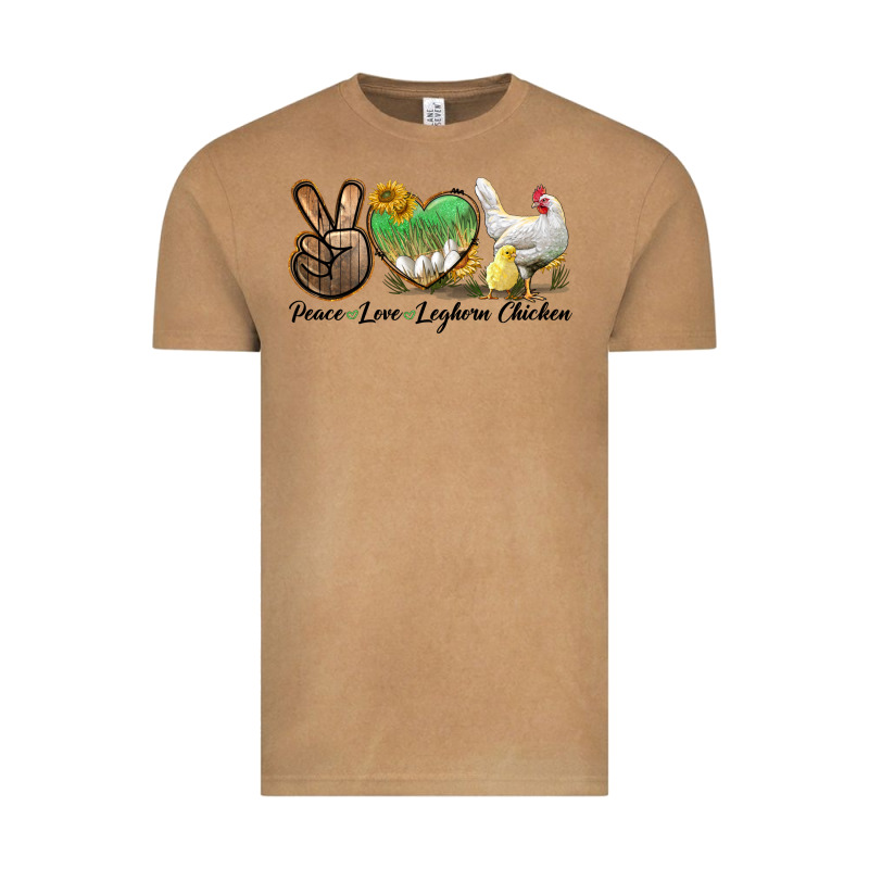 Peace Love Leghorn Chicken Vintage Tee by LillyAllenDesigns | Teevron