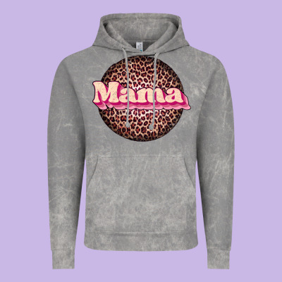 Mama Leopard Vintage Hoodie Designed By Jahusdesignshop