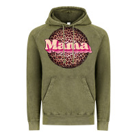 Vintage Olive mama leopard Vintage Hoodie - JahusDesignShop