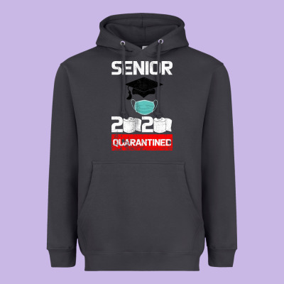 Senior 2020 Quarantined Heavyweight Hoodie Designed By Bettercallsaul