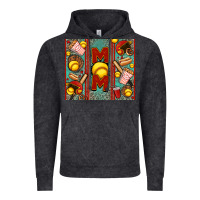 Vintage Black softball mom Vintage Hoodie - Jasminsmagicworld
