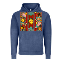 Vintage Denim softball mom Vintage Hoodie - Jasminsmagicworld