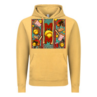 Vintage Mustard softball mom Vintage Hoodie - Jasminsmagicworld