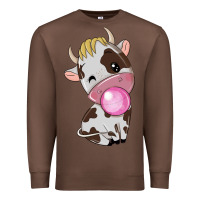 Chestnut cute cow Premium Sweatshirt - texasbilliewilder