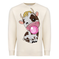 Sandshell cute cow Premium Sweatshirt - texasbilliewilder