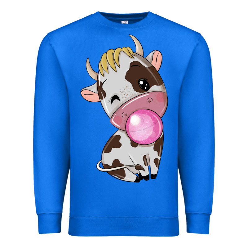Cute Cow Premium Sweatshirt by texasbilliewilder | Teevron