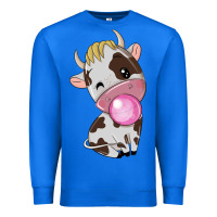 True Royal cute cow Premium Sweatshirt - texasbilliewilder