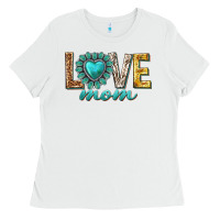 White love mom western Ladies Tee - texasbilliewilder