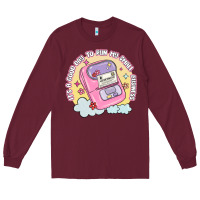 Burgundy its a good day to run my small business Long Sleeve Tee - MaliasSmallBusiness