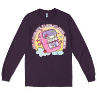 Plum its a good day to run my small business Long Sleeve Tee - MaliasSmallBusiness