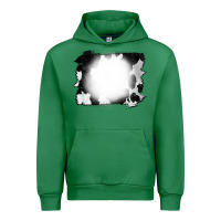 Emerald Cowhide Bleached Urban Hoodie - CowCowDesign