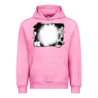 Fuchsia Pink Cowhide Bleached Urban Hoodie - CowCowDesign
