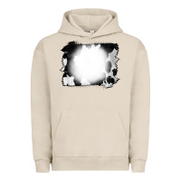 Pigment French Oak Cowhide Bleached Urban Hoodie - CowCowDesign