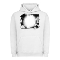 Pigment Lunar Rock Cowhide Bleached Urban Hoodie - CowCowDesign