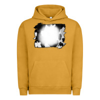 Pigment Peanut Butter Cowhide Bleached Urban Hoodie - CowCowDesign