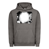 Pigment Tornado Cowhide Bleached Urban Hoodie - CowCowDesign