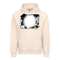 Sandshell Cowhide Bleached Urban Hoodie - CowCowDesign
