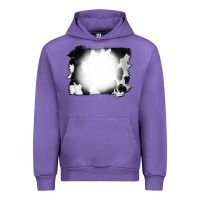 Tulip Cowhide Bleached Urban Hoodie - CowCowDesign