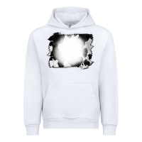 White Cowhide Bleached Urban Hoodie - CowCowDesign