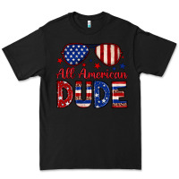 Black All American dude Premium Tee - Neo Western