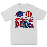 Dove Grey All American dude Premium Tee - Neo Western