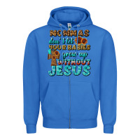 True Royal Mommas Don't Let Your Babies Grow  Up Without Jesus Zipper Hoodie - BundleAndBundleShop