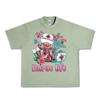 Oil Green nurse gnomies nurse  life spring Urban Heavy Tee - BarkalooDesign