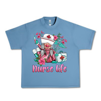Pebble Blue nurse gnomies nurse  life spring Urban Heavy Tee - BarkalooDesign