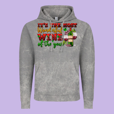 Its The Most Wonderful Wine Of The Year Vintage Hoodie Designed By Adodesignshop