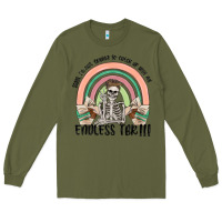 Army Green endless tbr Long Sleeve Tee - MaliasSmallBusiness