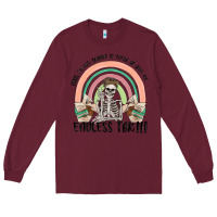 Burgundy endless tbr Long Sleeve Tee - MaliasSmallBusiness