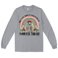 Heather Grey endless tbr Long Sleeve Tee - MaliasSmallBusiness