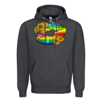 Smoke Lgbtq Pride Rainbow Lips Zipper Hoodie - BundleAndBundleShop