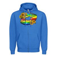 True Royal Lgbtq Pride Rainbow Lips Zipper Hoodie - BundleAndBundleShop