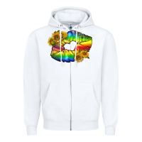 White Lgbtq Pride Rainbow Lips Zipper Hoodie - BundleAndBundleShop