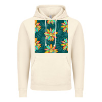 Vintage Artic colorful tropical flowers seamless pattern Vintage Hoodie - BundleAndBundleShop