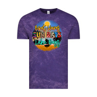 Cloud Purple boat waves sun rays lake days Vintage Tee - NancyCooperArtShop