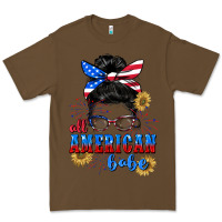 Cacao All American Babe 4th of July Premium Tee - CowGirlArtShop