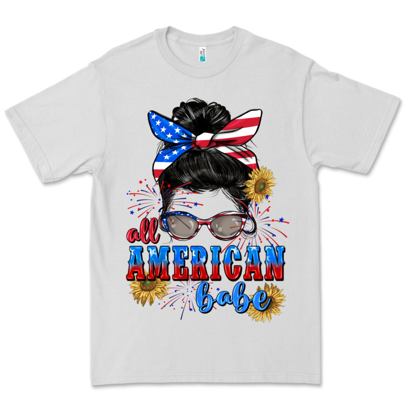 All American Babe 4th Of July Premium Tee by CowGirlArtShop | Teevron