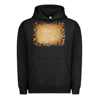 Pigment Black Buralp and Leopard Urban Hoodie - CowCowDesign