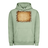 Pigment Oil Green Buralp and Leopard Urban Hoodie - CowCowDesign