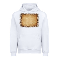 White Buralp and Leopard Urban Hoodie - CowCowDesign